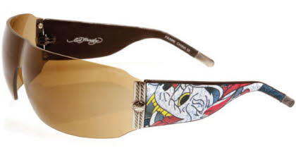 Ed Hardy EHS 010 Wolf Sunglasses
