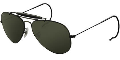 RayBan Sunglasses RB3030 Outdoorsman Aviator with Cable Temples