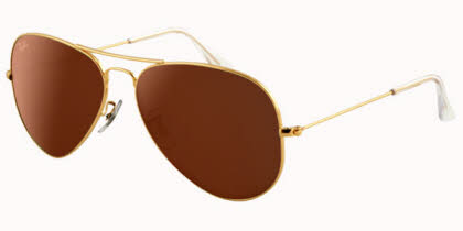 RayBan RB3025 Large Metal Aviator Prescription Sunglasses