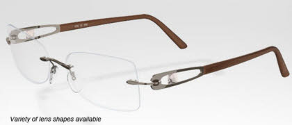 Silhouette Rimless Eyeglasses Gem Stone
