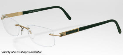 Silhouette Rimless Eyeglasses 7655 Leathertouch