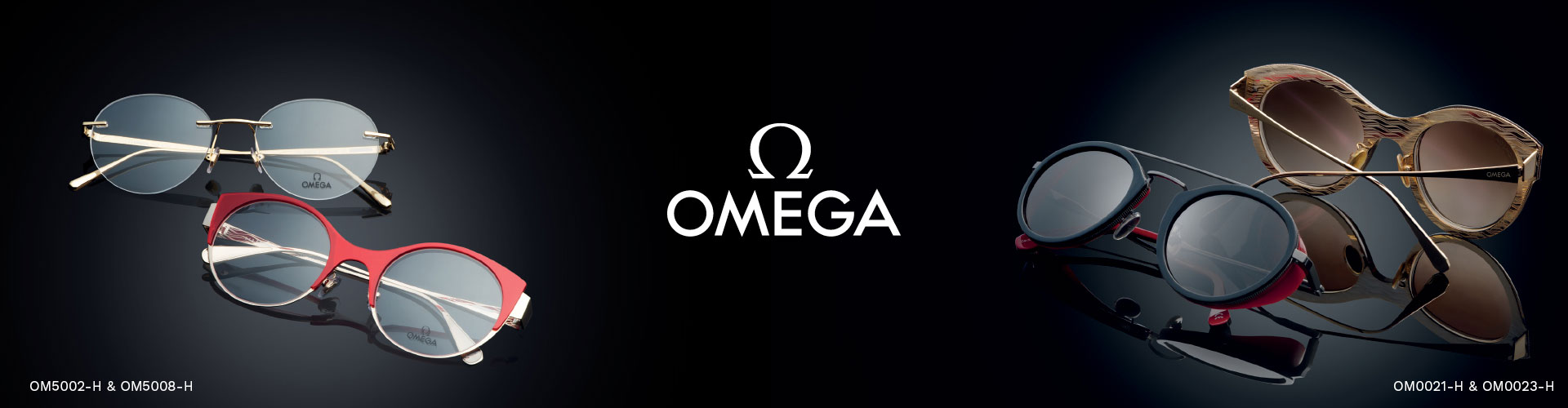 Shop Omega Eyeglasses - featuring OM5008-H