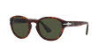 Persol PO3304S Havana / Green (04/31) Sunglasses - Color Image
