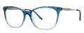 Adensco Ad 246 Turquoise Crystal (2Z2) Eyeglasses - Color Image