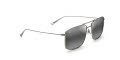 Maui Jim Aeko-886 Matte Titanium Nuetral Grey PolarizedPlus2 Lens (886-17) Sunglasses - Color Image