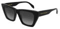 Alexander McQueen AM0299S Black Shiny / Grey (001) Sunglasses - Color Image