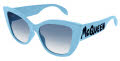 Alexander McQueen AM0347S Blue Light / Blue (004) Sunglasses - Color Image