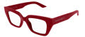 Alexander McQueen AM0453O Red (3900) Eyeglasses - Color Image