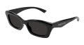 Alexander McQueen AM0474S Black/Grey (1100L1) Sunglasses - Color Image