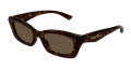 Alexander McQueen AM0474S Tortoise/Brown (4402D1) Sunglasses - Color Image