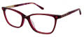 Ann Taylor AT351CP Trans Mulberry (C03) Eyeglasses - Color Image