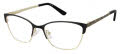 Ann Taylor ATP713 Black Gold (C01) Eyeglasses - Color Image