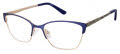 Ann Taylor ATP713 Navy / Rose Gold (C02) Eyeglasses - Color Image