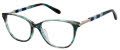Ann Taylor AT344 Verdigreen Horn (c03) Eyeglasses - Color Image