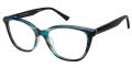 Ann Taylor AT354 Emerald / Black (C03) Eyeglasses - Color Image