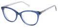 Ann Taylor AT356 Translucent Navy (C02) Eyeglasses - Color Image