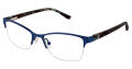 Ann Taylor AT602 Matte Navy / Bl Tort (C03) Eyeglasses - Color Image