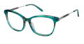 Ann Taylor ATP032 Emerald Horn (C02) Eyeglasses - Color Image