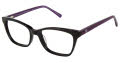 Ann Taylor ATP814 Black/ Amethyst (c01) Eyeglasses - Color Image
