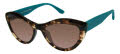 Ann Taylor ATP931 Linen Tort/Teal (C01) Sunglasses - Color Image