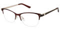 Ann Taylor ATP012 Matte Burgundy (C02) Eyeglasses - Color Image