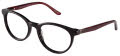 Ann Taylor ATP803 Black / Burgundy (C01) Eyeglasses - Color Image