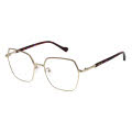 Anna Sui AS358-1A Brown/Rose Gold (159) Eyeglasses - Color Image