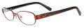 Anna Sui AS154A Burgundy (281) Eyeglasses - Color Image