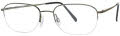 Aristar AR 6724 Olive Green (027) Eyeglasses - Color Image