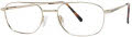 Aristar AR 6727 Gold White(049) Eyeglasses - Color Image