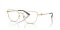 Armani Exchange AX1063 Shiny Pale Gold (6110) Eyeglasses - Color Image