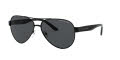 Armani Exchange AX2034S Shiny Black / Grey Lens (600087) Sunglasses - Color Image