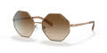 Armani Exchange AX2035S Rose Gold / Gradient Brown Lens (610313) Sunglasses - Color Image