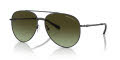 Armani Exchange AX2043S Matte Black/Green Gradient Brown (600E8) Sunglasses - Color Image