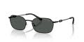 Armani Exchange AX2056S Matte Black/Dark Grey (600087) Sunglasses - Color Image