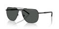 Armani Exchange AX2057S Matte Black/Dark Grey (600087) Sunglasses - Color Image