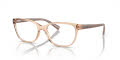 Armani Exchange AX3037 Shiny Transparent Tundra (8342) Eyeglasses - Color Image