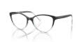 Armani Exchange AX3053 Black-Transparent Smoke (8255) Eyeglasses - Color Image