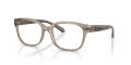 Armani Exchange AX3098 Shiny Transparent Tundra (8240) Eyeglasses - Color Image