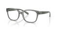Armani Exchange AX3098 Shiny Transparent Green (8242) Eyeglasses - Color Image
