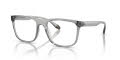 Armani Exchange AX3101U Shiny Transparent Grey (8334) Eyeglasses - Color Image