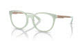 Armani Exchange AX3104 Shiny Opaline Azure (8160) Eyeglasses - Color Image