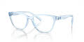 Armani Exchange AX3111U Shiny-Transparent-Blue (8345) Eyeglasses - Color Image