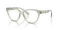 Armani Exchange AX3117U Shiny Transparent Green (8360) Eyeglasses - Color Image