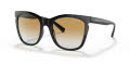 Armani Exchange AX4109S Black / Clear Gradient Ochre Lens (815813) Sunglasses - Color Image