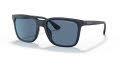 Armani Exchange AX2047S Dark Matte Blue/Dark Blue (818180) Sunglasses - Color Image