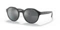 Armani Exchange AX4114S Matte Black / Light Grey Mirror Black Lens (80786G) Sunglasses - Color Image