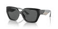 Armani Exchange AX4125SU Shiny Black / Dark Grey Lens (815887) Sunglasses - Color Image