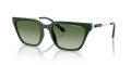 Armani Exchange AX4158S Shiny Green/Gradient Green (83828E) Sunglasses - Color Image