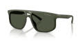Armani Exchange AX4161SU Green Gradient/Dark Green Polar (83899A) Sunglasses - Color Image